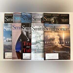 Smithsonian Magazine 2021 Complete Year Lot (10 Issues) Very Good Condition